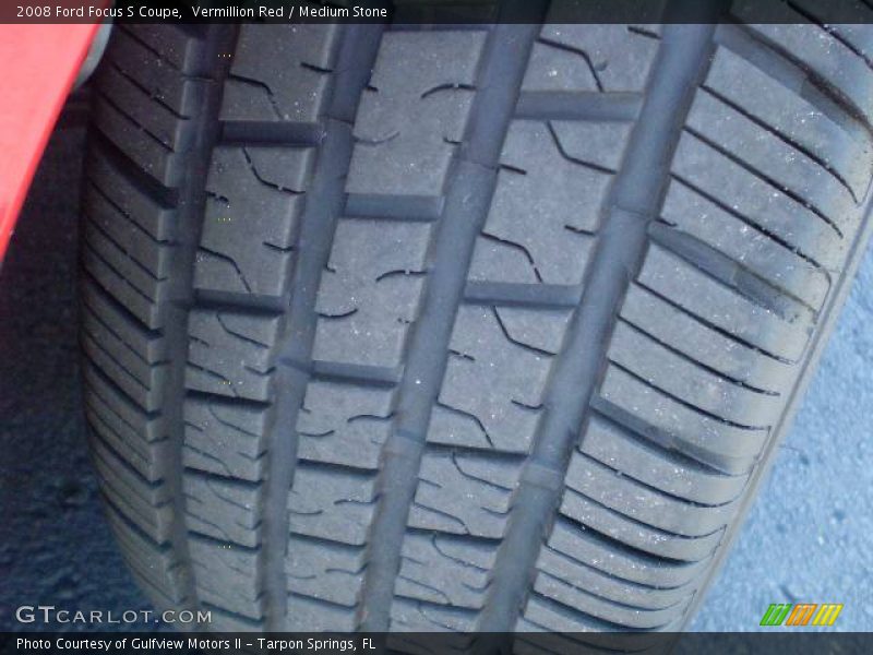 Vermillion Red / Medium Stone 2008 Ford Focus S Coupe