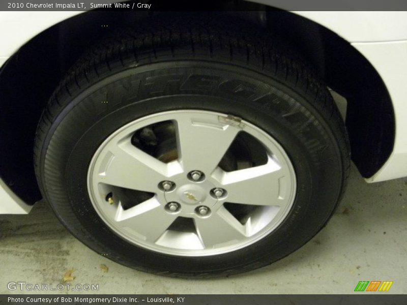 Summit White / Gray 2010 Chevrolet Impala LT