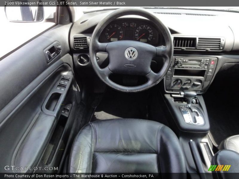 Satin Silver Metallic / Black 2000 Volkswagen Passat GLS 1.8T Sedan