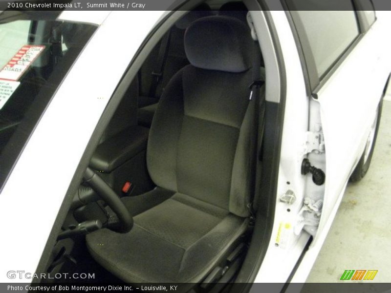 Summit White / Gray 2010 Chevrolet Impala LT
