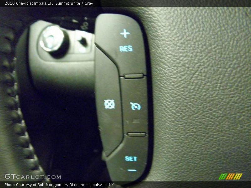 Summit White / Gray 2010 Chevrolet Impala LT
