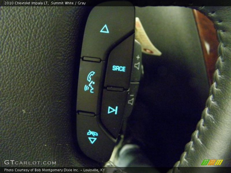 Summit White / Gray 2010 Chevrolet Impala LT
