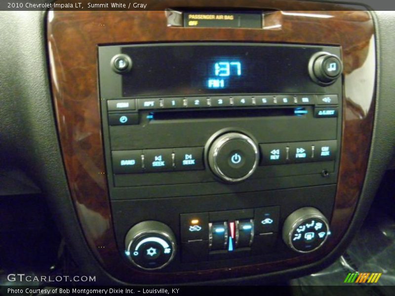Summit White / Gray 2010 Chevrolet Impala LT