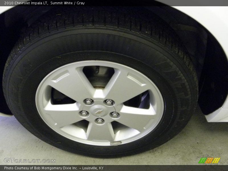 Summit White / Gray 2010 Chevrolet Impala LT
