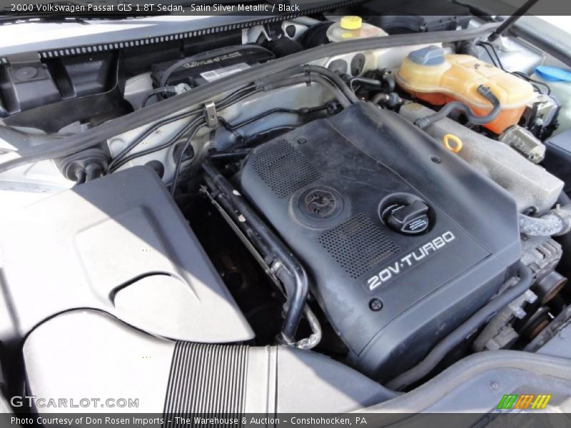 Satin Silver Metallic / Black 2000 Volkswagen Passat GLS 1.8T Sedan