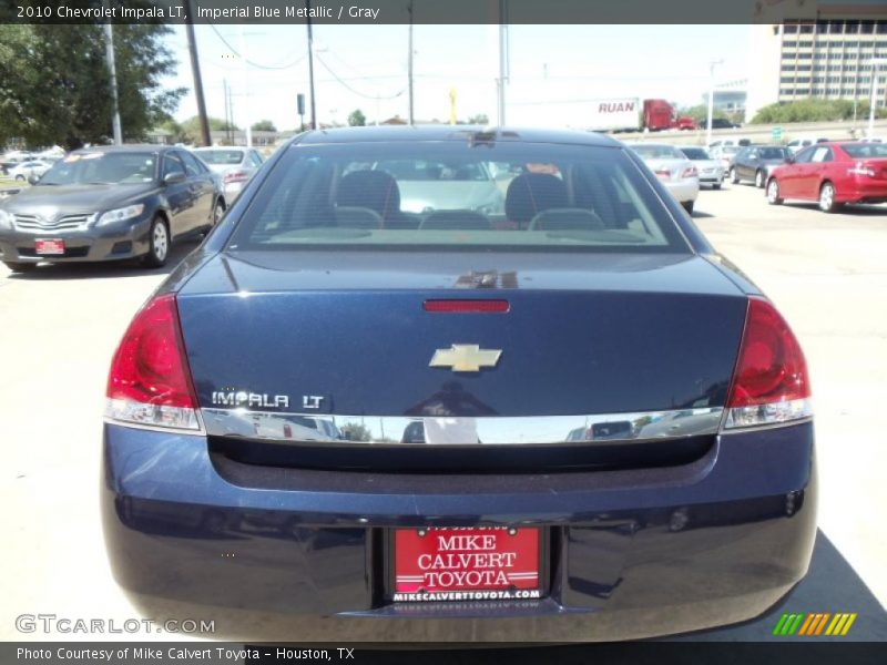 Imperial Blue Metallic / Gray 2010 Chevrolet Impala LT