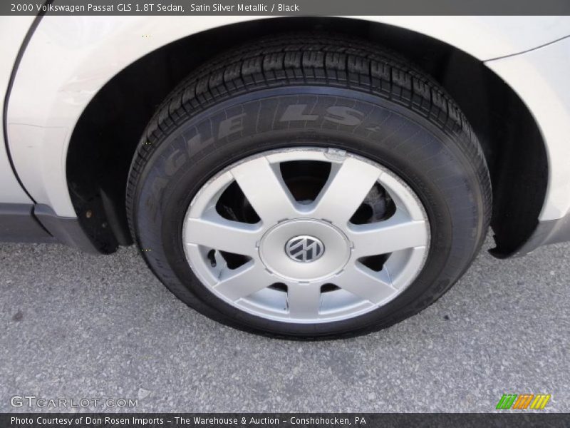 Satin Silver Metallic / Black 2000 Volkswagen Passat GLS 1.8T Sedan