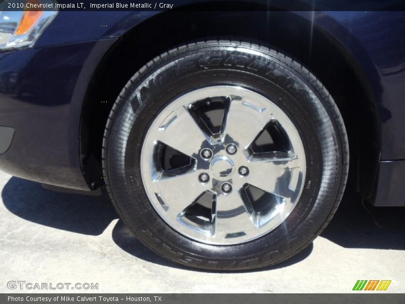 Imperial Blue Metallic / Gray 2010 Chevrolet Impala LT