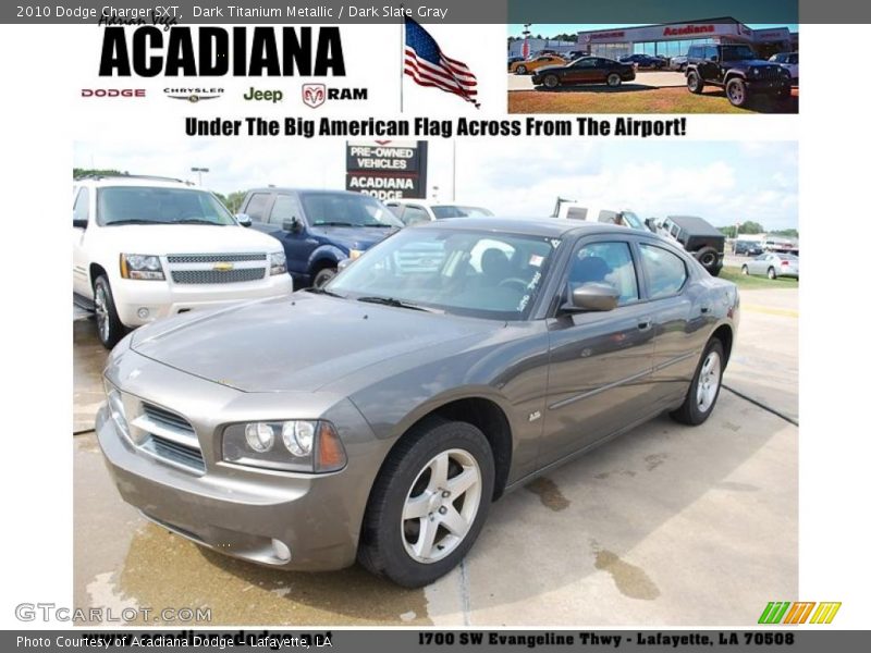 Dark Titanium Metallic / Dark Slate Gray 2010 Dodge Charger SXT