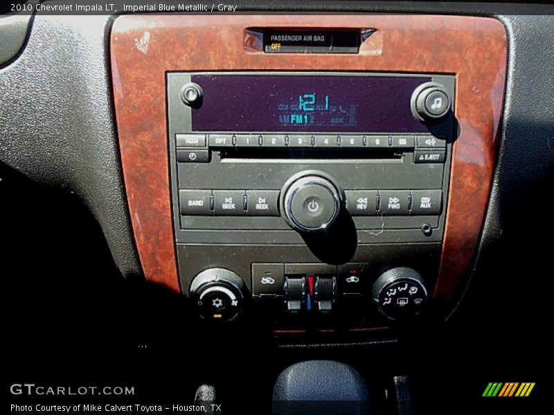 Imperial Blue Metallic / Gray 2010 Chevrolet Impala LT