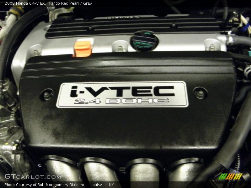 Tango Red Pearl / Gray 2008 Honda CR-V EX