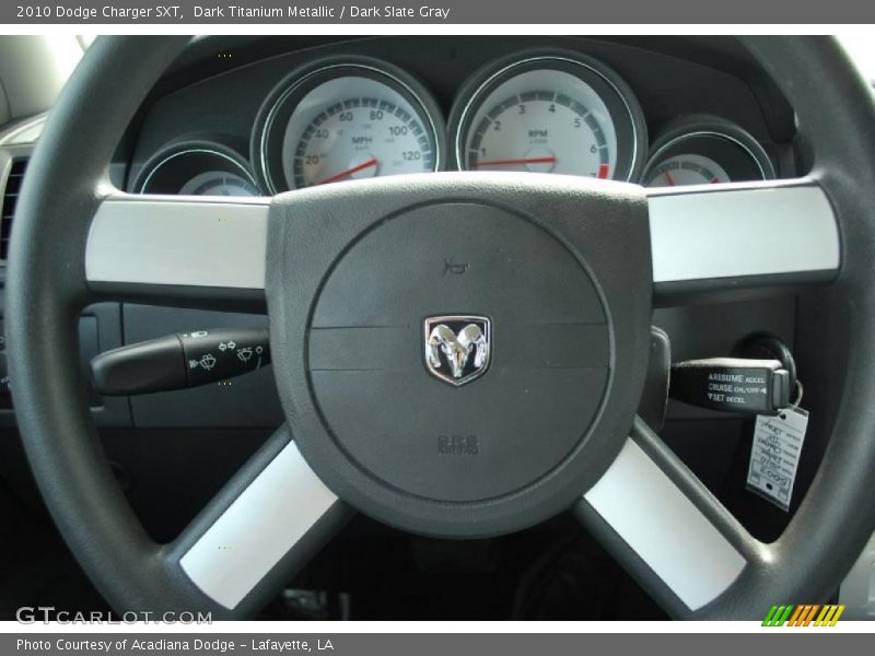 Dark Titanium Metallic / Dark Slate Gray 2010 Dodge Charger SXT