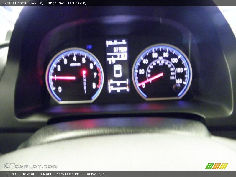 Tango Red Pearl / Gray 2008 Honda CR-V EX