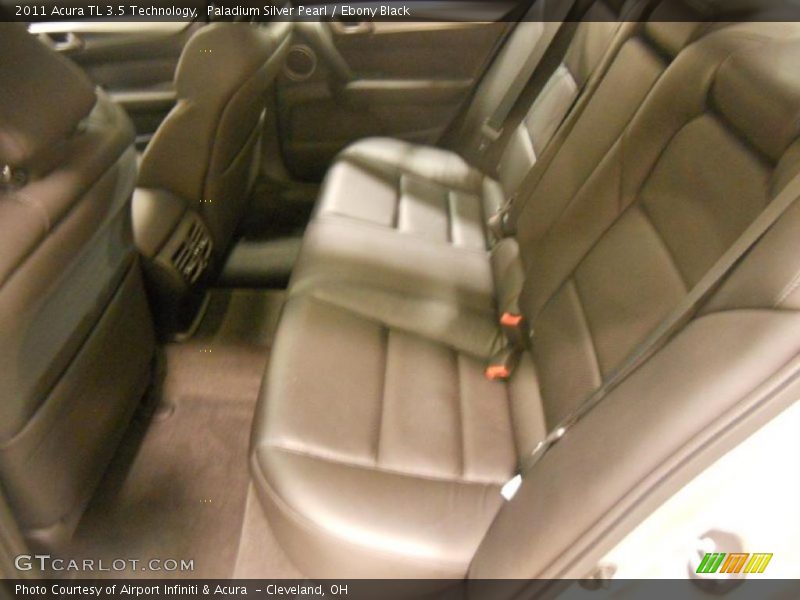 Paladium Silver Pearl / Ebony Black 2011 Acura TL 3.5 Technology
