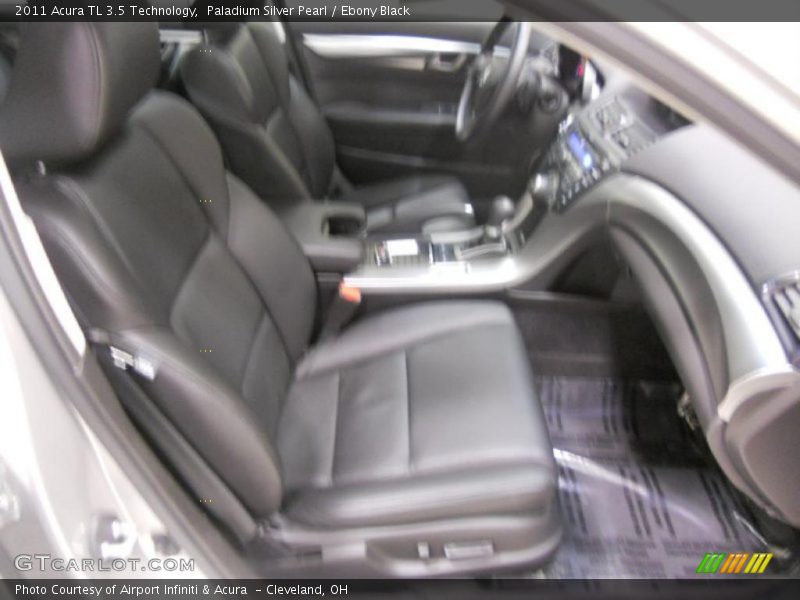Paladium Silver Pearl / Ebony Black 2011 Acura TL 3.5 Technology