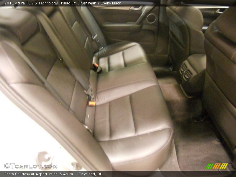 Paladium Silver Pearl / Ebony Black 2011 Acura TL 3.5 Technology
