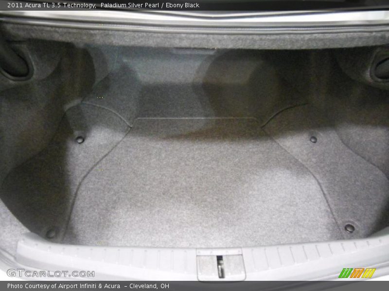 Paladium Silver Pearl / Ebony Black 2011 Acura TL 3.5 Technology
