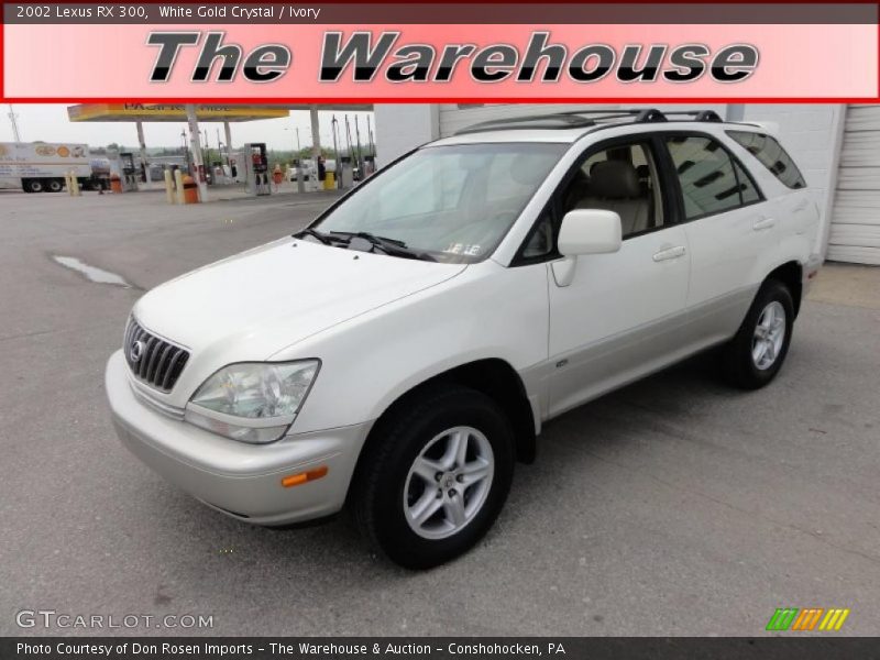 White Gold Crystal / Ivory 2002 Lexus RX 300