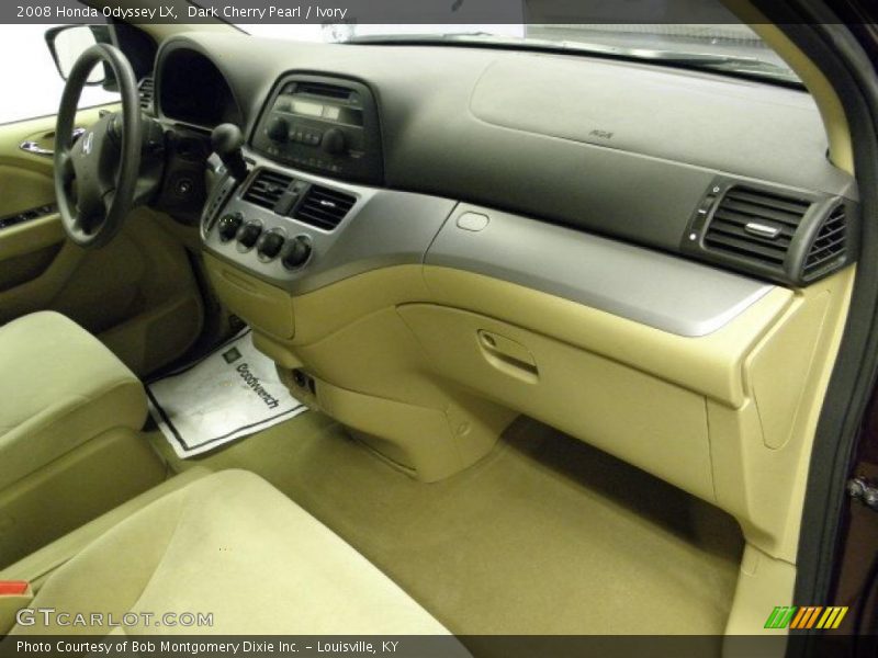 Dark Cherry Pearl / Ivory 2008 Honda Odyssey LX