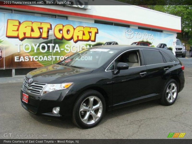 Black / Light Gray 2011 Toyota Venza V6 AWD