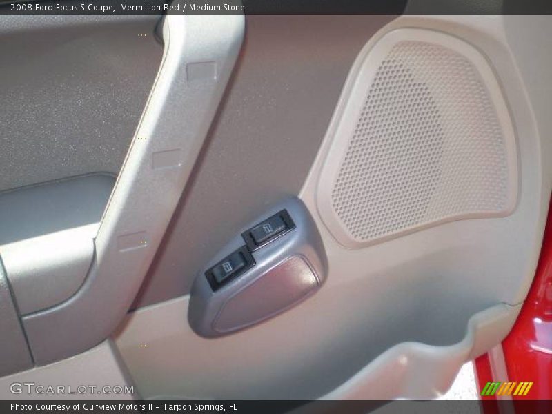 Vermillion Red / Medium Stone 2008 Ford Focus S Coupe