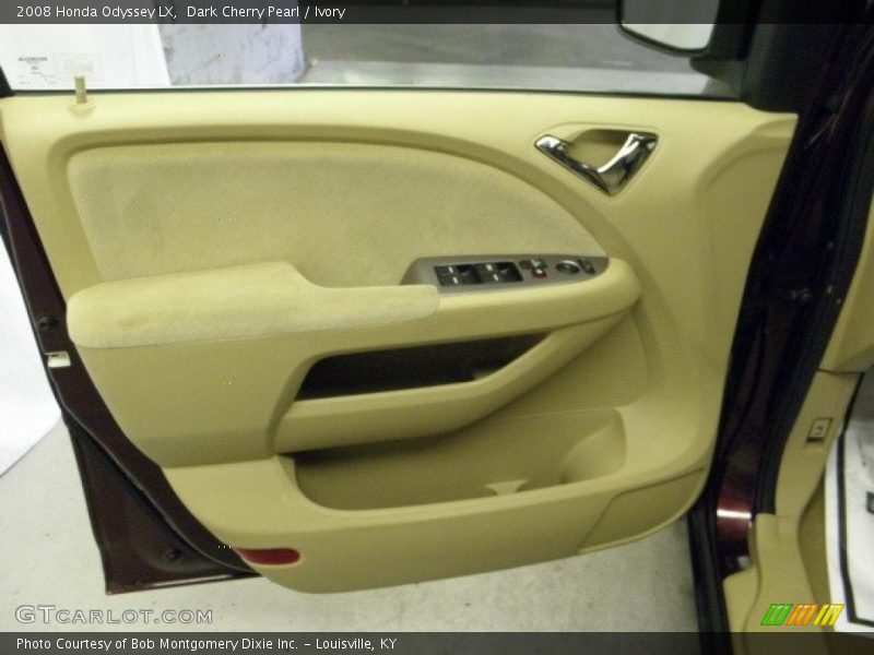 Dark Cherry Pearl / Ivory 2008 Honda Odyssey LX