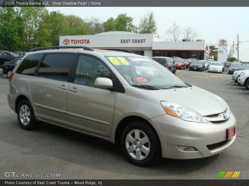 Silver Shadow Pearl / Stone 2008 Toyota Sienna XLE