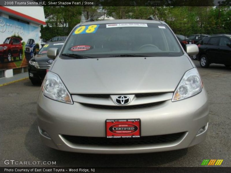 Silver Shadow Pearl / Stone 2008 Toyota Sienna XLE