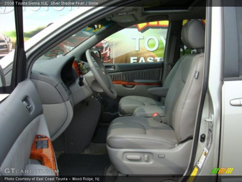Silver Shadow Pearl / Stone 2008 Toyota Sienna XLE