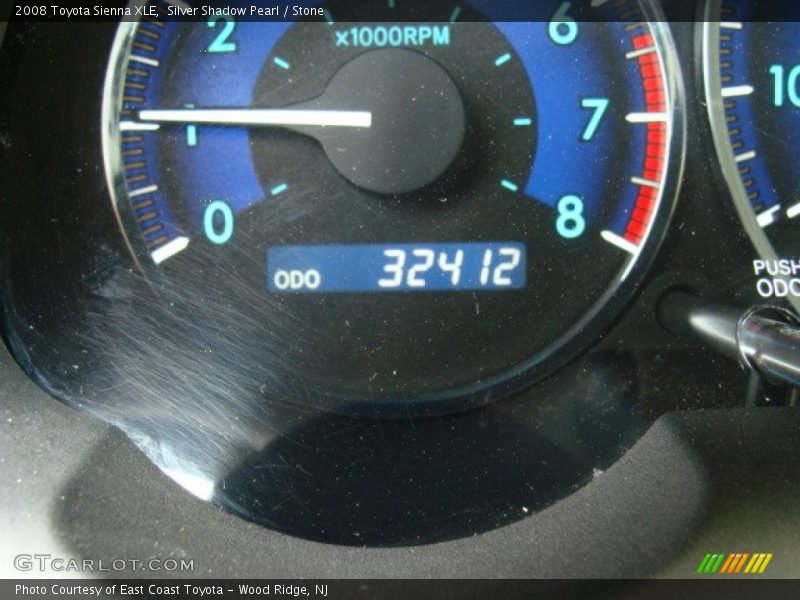 Silver Shadow Pearl / Stone 2008 Toyota Sienna XLE
