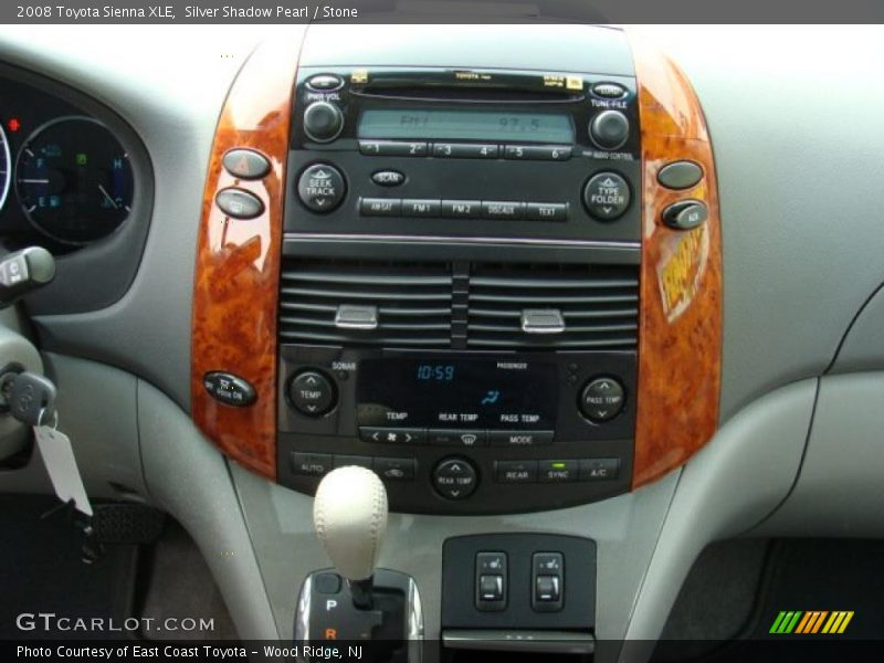 Silver Shadow Pearl / Stone 2008 Toyota Sienna XLE