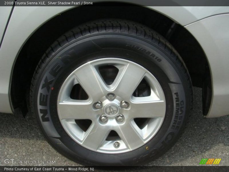 Silver Shadow Pearl / Stone 2008 Toyota Sienna XLE