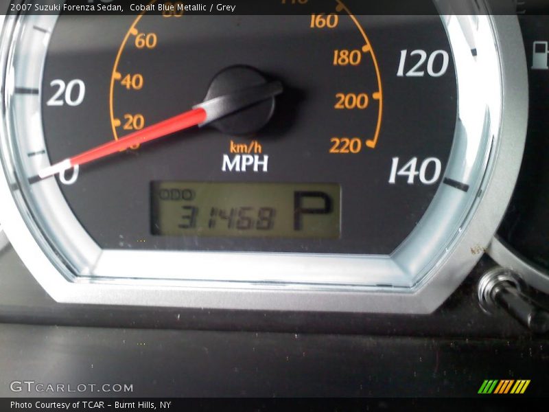 Cobalt Blue Metallic / Grey 2007 Suzuki Forenza Sedan