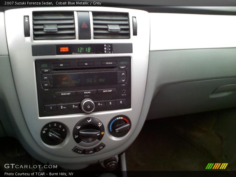 Cobalt Blue Metallic / Grey 2007 Suzuki Forenza Sedan