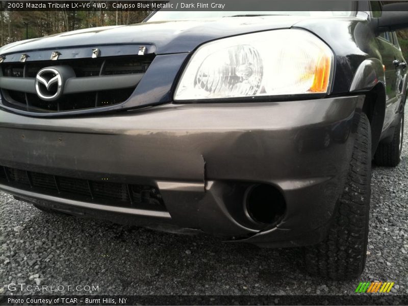 Calypso Blue Metallic / Dark Flint Gray 2003 Mazda Tribute LX-V6 4WD