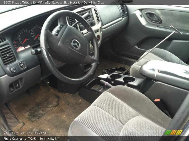 Calypso Blue Metallic / Dark Flint Gray 2003 Mazda Tribute LX-V6 4WD