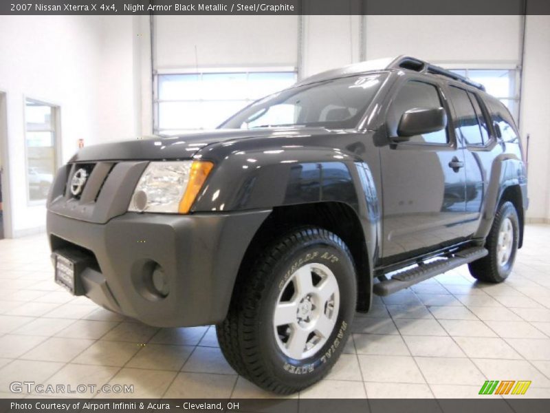 Night Armor Black Metallic / Steel/Graphite 2007 Nissan Xterra X 4x4