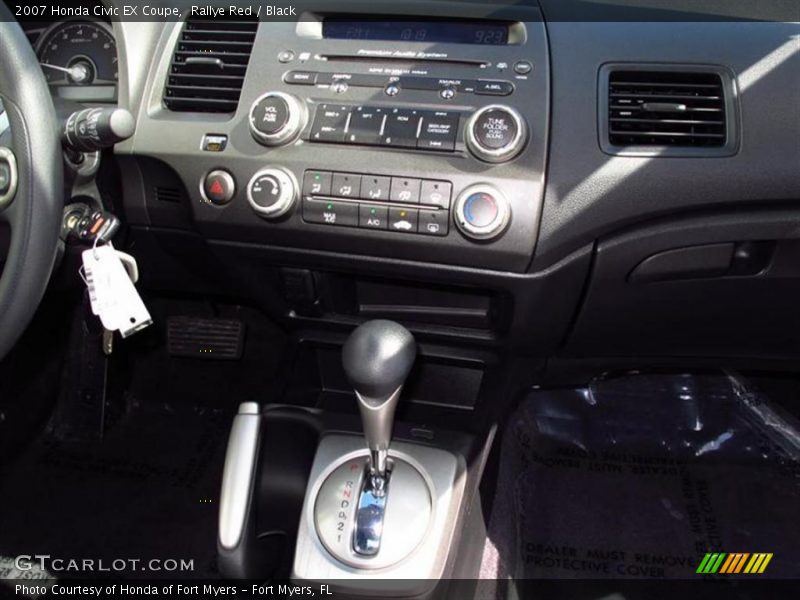 Rallye Red / Black 2007 Honda Civic EX Coupe
