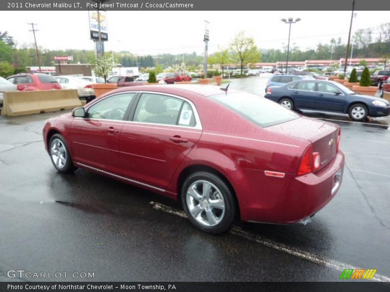 Red Jewel Tintcoat / Cocoa/Cashmere 2011 Chevrolet Malibu LT