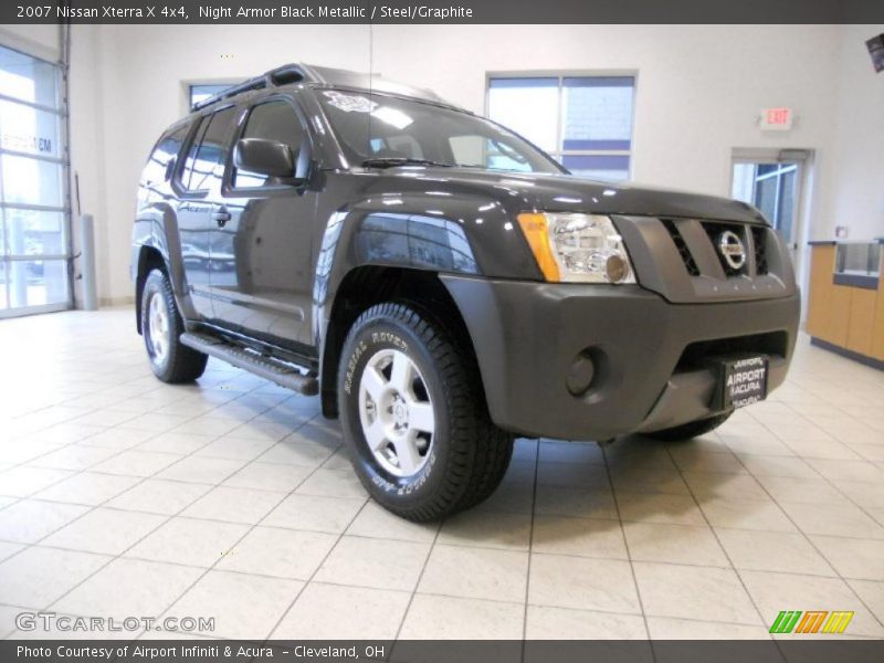 Night Armor Black Metallic / Steel/Graphite 2007 Nissan Xterra X 4x4