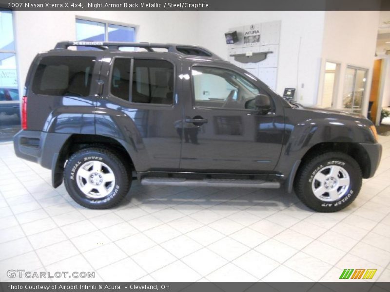 Night Armor Black Metallic / Steel/Graphite 2007 Nissan Xterra X 4x4