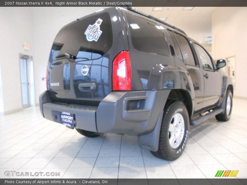 Night Armor Black Metallic / Steel/Graphite 2007 Nissan Xterra X 4x4
