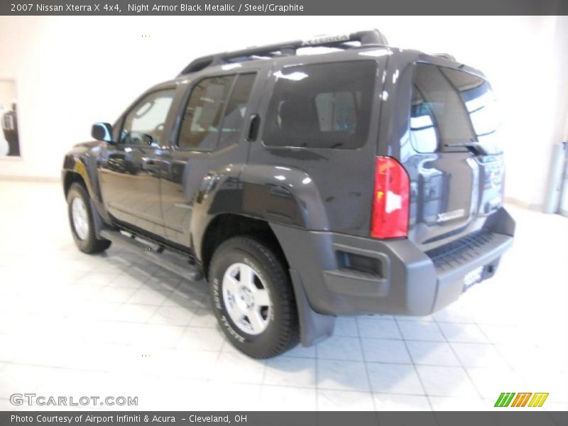 Night Armor Black Metallic / Steel/Graphite 2007 Nissan Xterra X 4x4