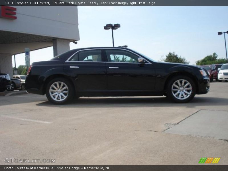Brilliant Black Crystal Pearl / Dark Frost Beige/Light Frost Beige 2011 Chrysler 300 Limited