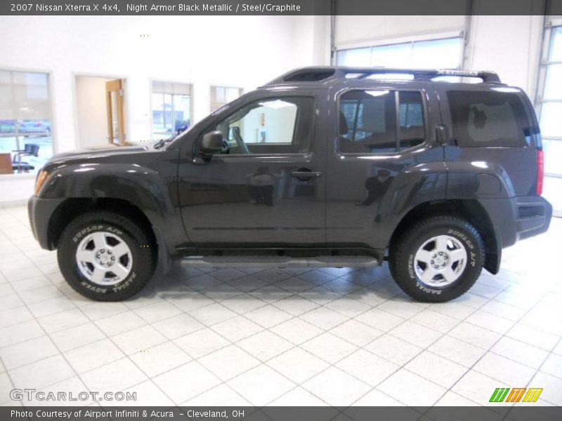 Night Armor Black Metallic / Steel/Graphite 2007 Nissan Xterra X 4x4