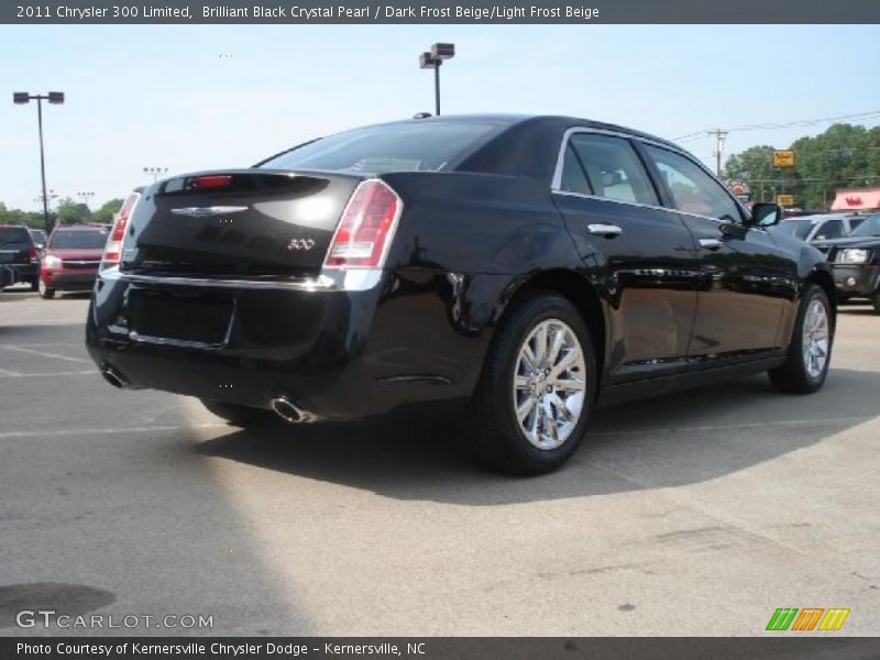 Brilliant Black Crystal Pearl / Dark Frost Beige/Light Frost Beige 2011 Chrysler 300 Limited