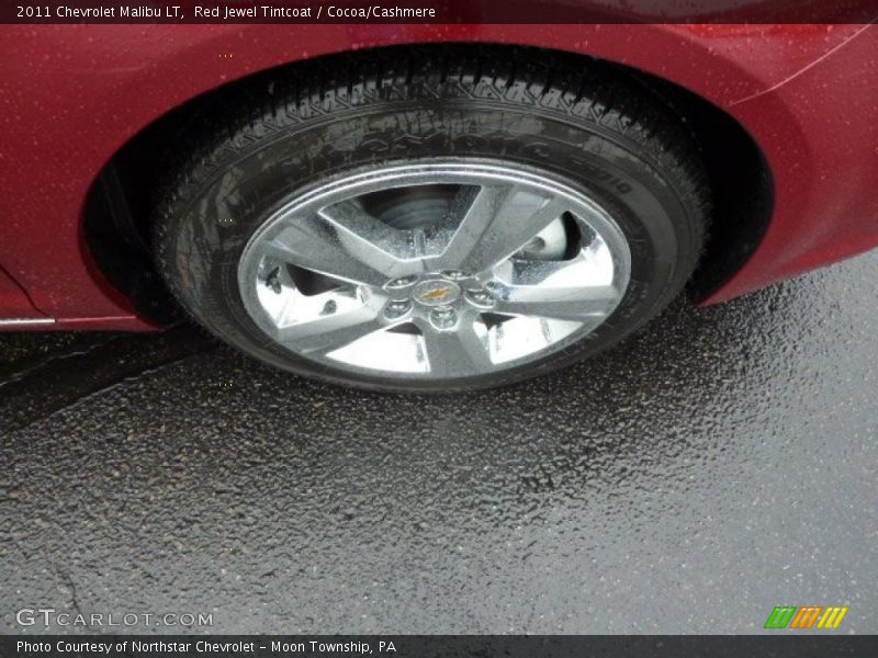 Red Jewel Tintcoat / Cocoa/Cashmere 2011 Chevrolet Malibu LT