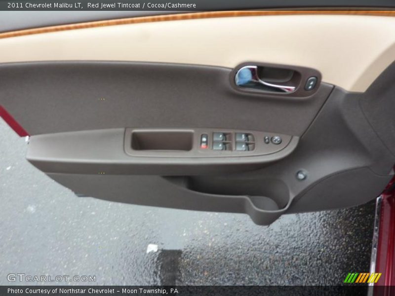 Red Jewel Tintcoat / Cocoa/Cashmere 2011 Chevrolet Malibu LT