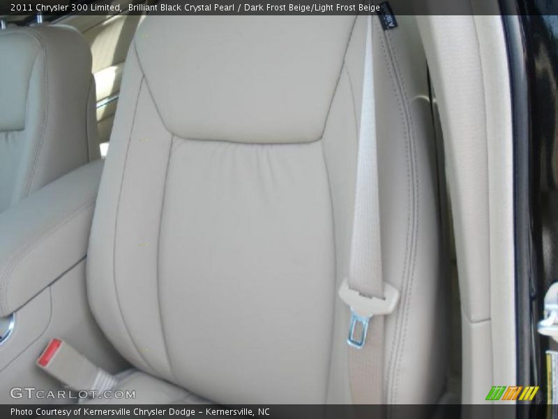 Brilliant Black Crystal Pearl / Dark Frost Beige/Light Frost Beige 2011 Chrysler 300 Limited
