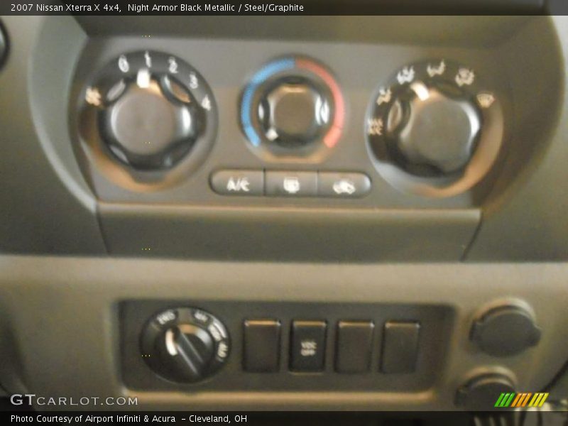 Night Armor Black Metallic / Steel/Graphite 2007 Nissan Xterra X 4x4
